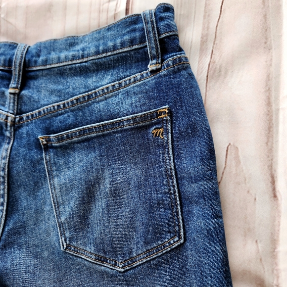 Madewell "High-Rise Denim Shorts, Glenoaks Wash: Cutoff Edition" Women's Size 28 - Picture 7 of 11